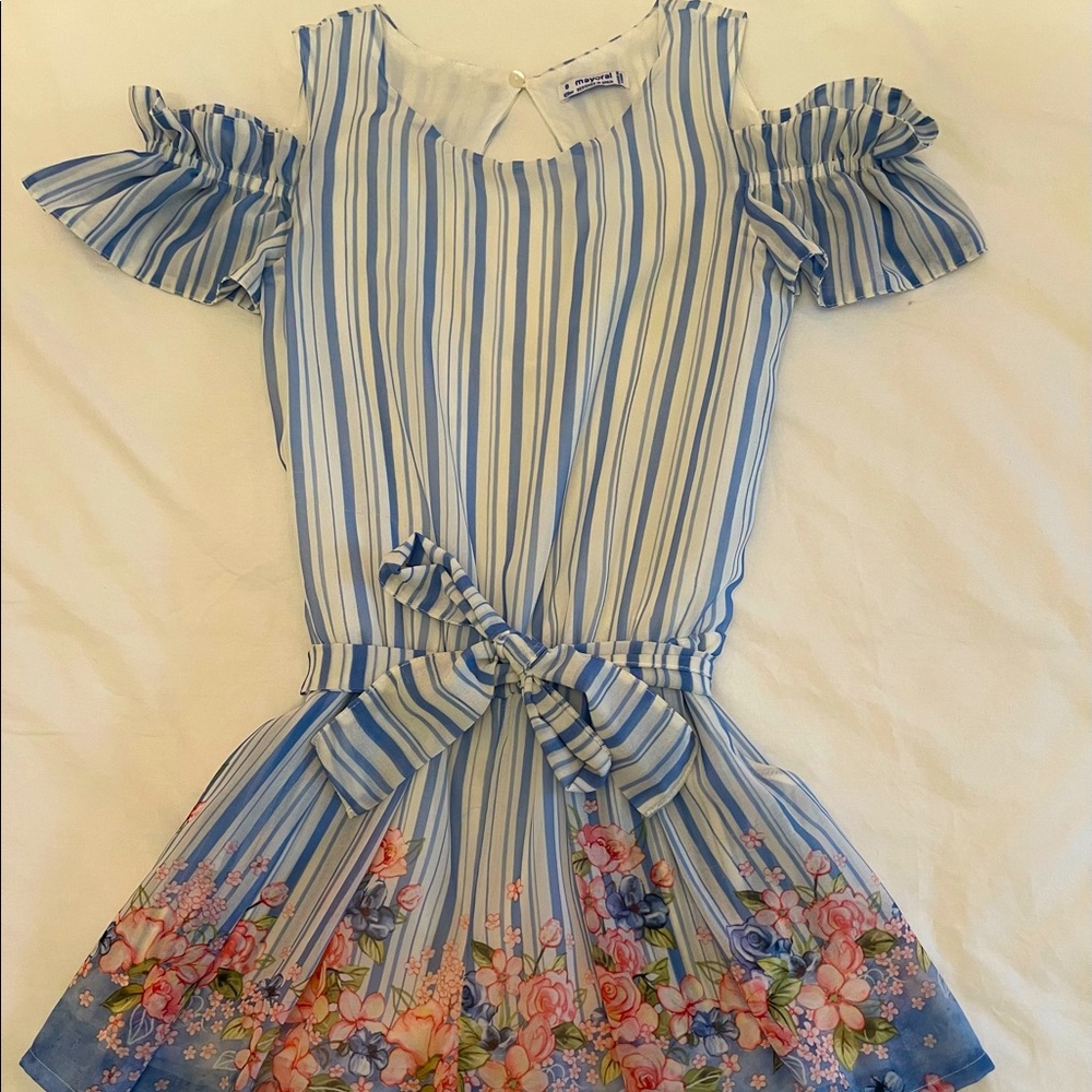 ⭐️Mayoral girl’s floral romper/jumpsuit Age 8